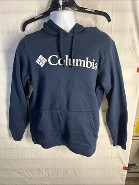 Columbia Navy Hoodie with White Logo